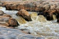 Lugard Falls in Tsavo Natioal park of Kenya Royalty Free Stock Photo