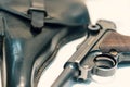 Luger P08 Parabellum handgun. Royalty Free Stock Photo