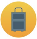 luggage, baggage isolated vector icon which can be easily edit or modified Royalty Free Stock Photo