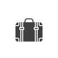 Luggage, baggage vector icon
