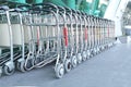 Luggage carts Royalty Free Stock Photo