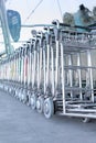 Luggage carts Royalty Free Stock Photo