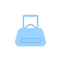 Luggage 2 colored icon. Simple colored element illustration. Luggage concept symbol design from Bag set