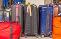 Luggage consisting of large suitcases rucksacks and travel bag