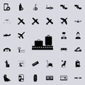 luggage on a conveyor belt icon. Airport Icons universal set for web and mobile Royalty Free Stock Photo