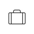 Luggage icon vector illustration. Vector travel simple flat line style Royalty Free Stock Photo