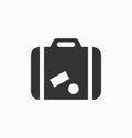 Luggage icon vector sign