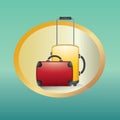 luggage. Vector illustration decorative design