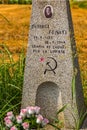 Editorial, Stone in memory of man killed by fascists