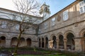 LUGO, SPAIN January, 27,2024: General view of the cloister of the old convent of San Francisco, today the provincial museum of