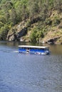 Tourist catamaran in MiÃÂ±o river Spain