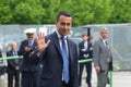 Luigi Di Maio candidate of the 5-star movement to Prime Minister in the general election day Royalty Free Stock Photo