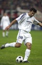 Luis Figo in action during the match the match Royalty Free Stock Photo