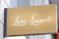 a luisa spagnoli store sign