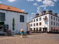 Luitje square in old town of Zierikzee, Schouwen-Duiveland, Zeeland, Netherlands