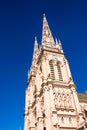 Lujan, Buenos Aires, Argentina, April 7, 2019: View of gothic Lujan Basilica near Buenos Aires, Argentina