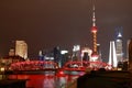 Lujiazui Finance&Trade Zone of Shanghai bund at New landmark sky