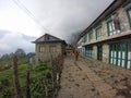 Lukla, Nepal - May 2019: Houses in Lukla during the way down from Everest Base Camp, Sagarmatha Royalty Free Stock Photo