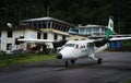 LUKLA, NEPAL - 20 SEPTEMBER 2017: Aircraft Ready to Take off on