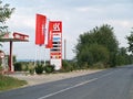 Lukoil gas station on road