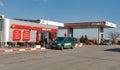 Lukoil petrol station close to Plovdiv, Bulgaria.