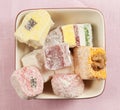 Lukum (Turkish Delight) assort Royalty Free Stock Photo