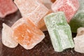 Lukum (Turkish Delight) assort Royalty Free Stock Photo