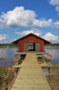 Lule river salmon fishing museum in GÃÂ¤ddvik