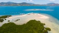 Luli island, Puerto Princesa, Palawan. Island hopping Tour at Honda Bay, Palawan Royalty Free Stock Photo