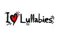 Lullabies music love