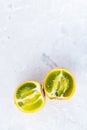 Lulo fruit on white background Royalty Free Stock Photo