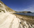 Lulworth cove dorset coast england