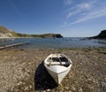 Lulworth cove dorset coast england Royalty Free Stock Photo