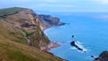 Lulworth Cove and Durdle Door at the English South Coast Royalty Free Stock Photo