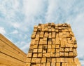 Lumber market Royalty Free Stock Photo