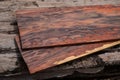Siam Rosewood natural pattern wood surface Royalty Free Stock Photo