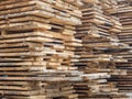 Lumber structural timber indusrty material Royalty Free Stock Photo