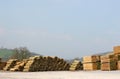 Lumber Yard Royalty Free Stock Photo