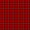 Lumberjack checkered square red seamless pattern