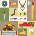 The lumberjack icon set