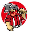 Lumberjack mascot