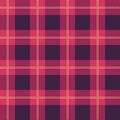 Lumberjack Plaid Pattern. Seamless Vector Background. Alternating Overlapping Dark And Colored Cells.