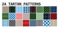 Lumberjack Tartan. 24 patterns