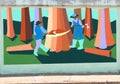 Lumberjacks Mural On James Road in Memphis, Tennessee.