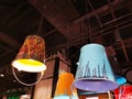 Luminaires made of bucket colorful