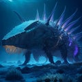 Luminarok, The Bioluminous Leviathan (Monster illustration)