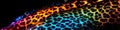 Luminescence Animal Skin Texture Background. Generative AI