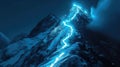 Luminescent Ascent: Guiding Path to Summit Splendor