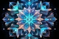 Luminescent moonstone crystals, radiating with otherworldly energy - Generative AI