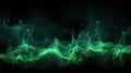 Luminescent Verdancy: Random Green Pointcloud Euphoria Royalty Free Stock Photo